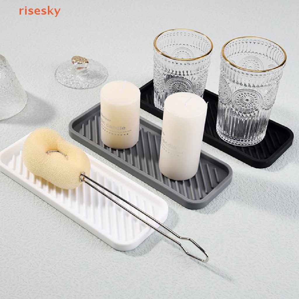 Thảm Phơi Khô Bằng Silicone Cho Bồn Rửa Nhà Bếp / Phòng Tắm