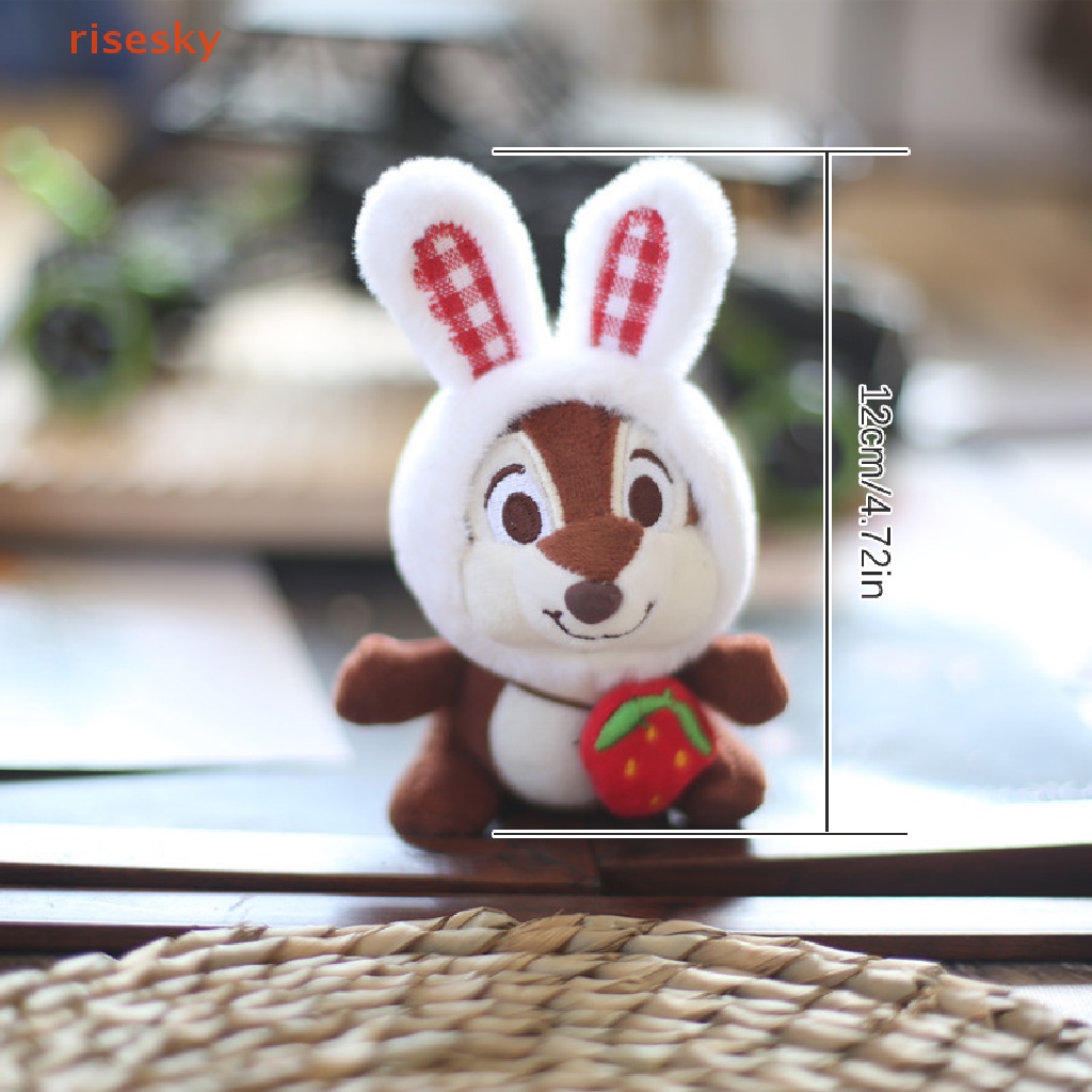 Móc Khóa Thỏ Nhồi Bông Mềm Mại Hóa Trang Chip Dale Disney