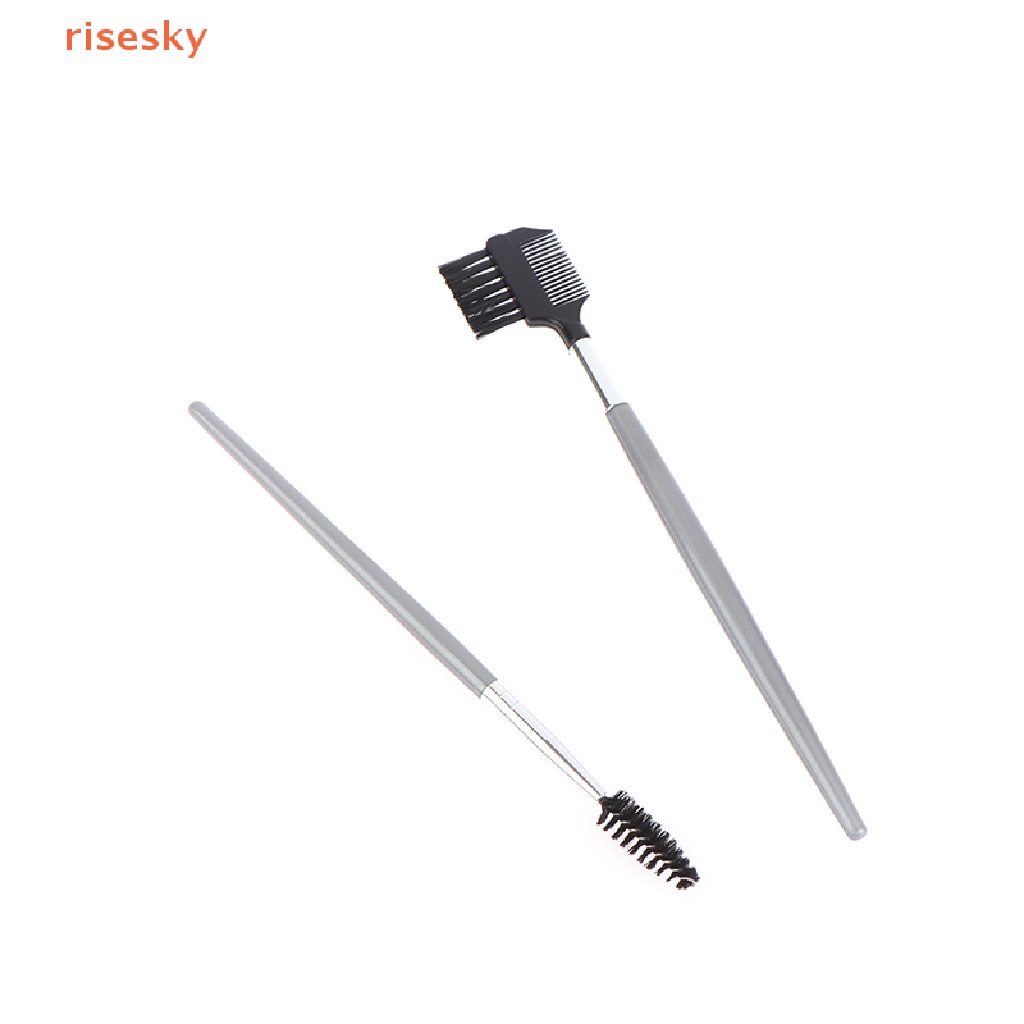 Set 2 Lược Chải Lông Mi / Lông Mày Trang Điểm Tiện Dụng