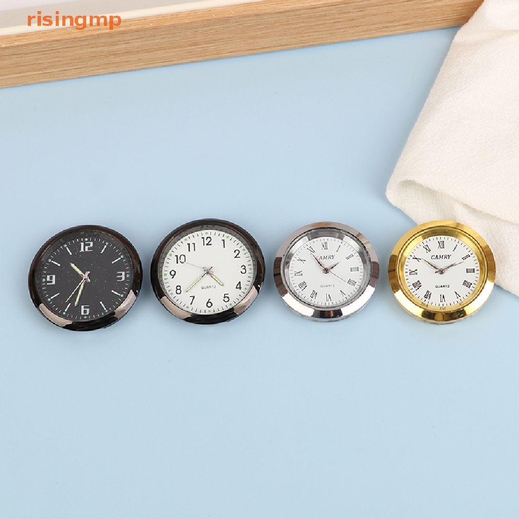 Đồng Hồ Treo Tường Hình Tròn Mini Tỉ Lệ 1 / 12 Trang Trí Nhà Búp Bê