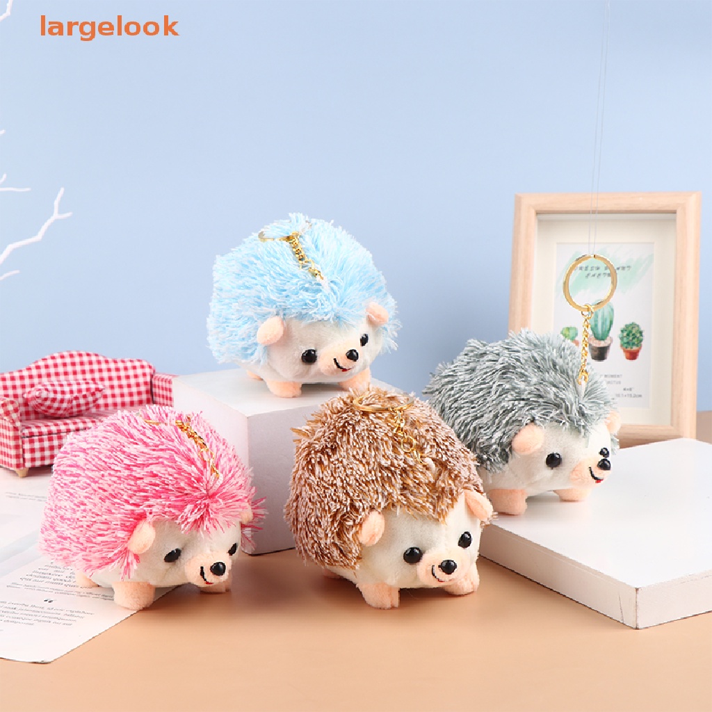 Móc Khóa Hình Nhím Nhồi Bông 12CM Nhiều Màu Sắc Dễ Thương