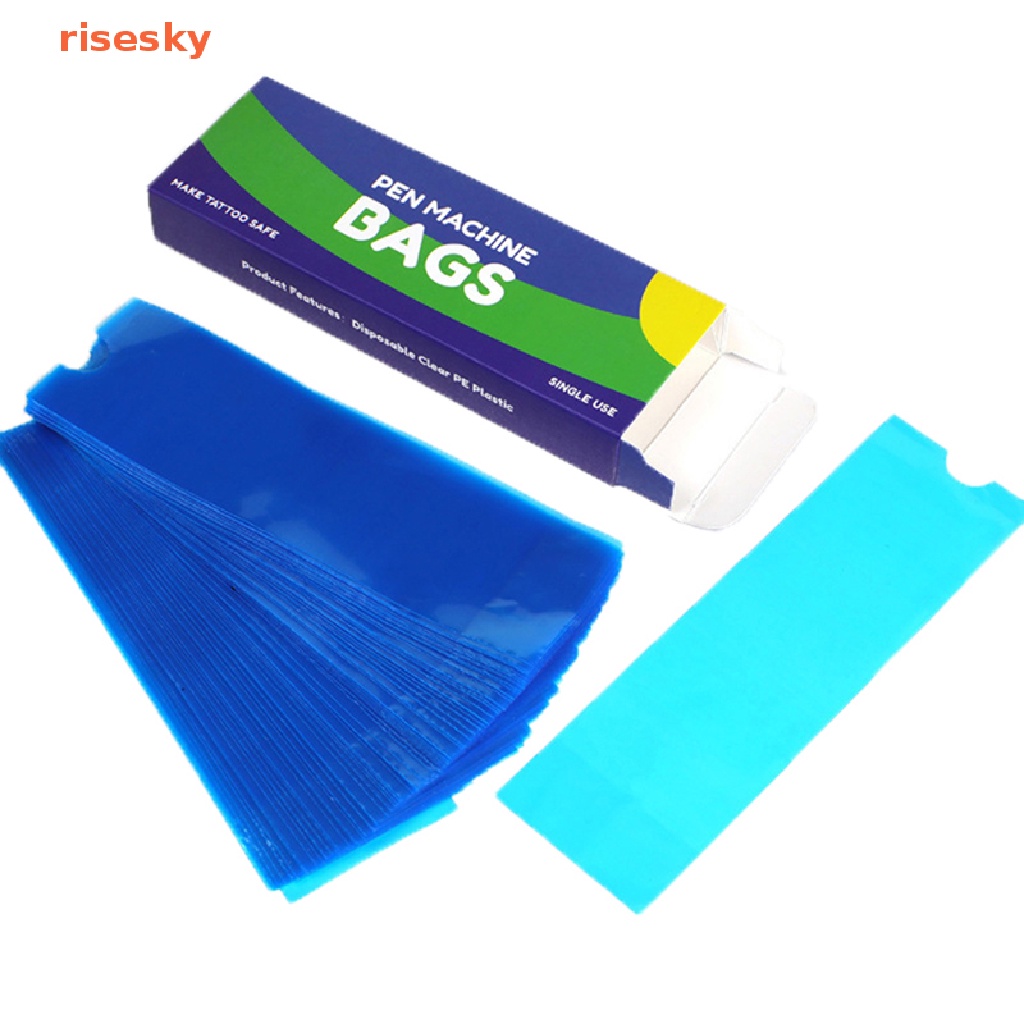 Set 200 Vỏ Bọc Đầu Lọc Bút Máy Xăm Sử Dụng Một Lần