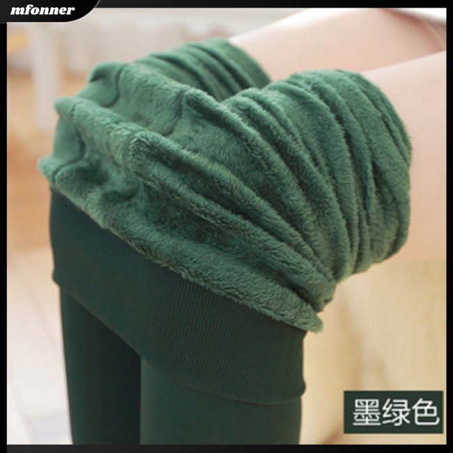 Quần Tất Lưng Cao Co Giãn Giữ Ấm Mùa Đông Cho Nữ