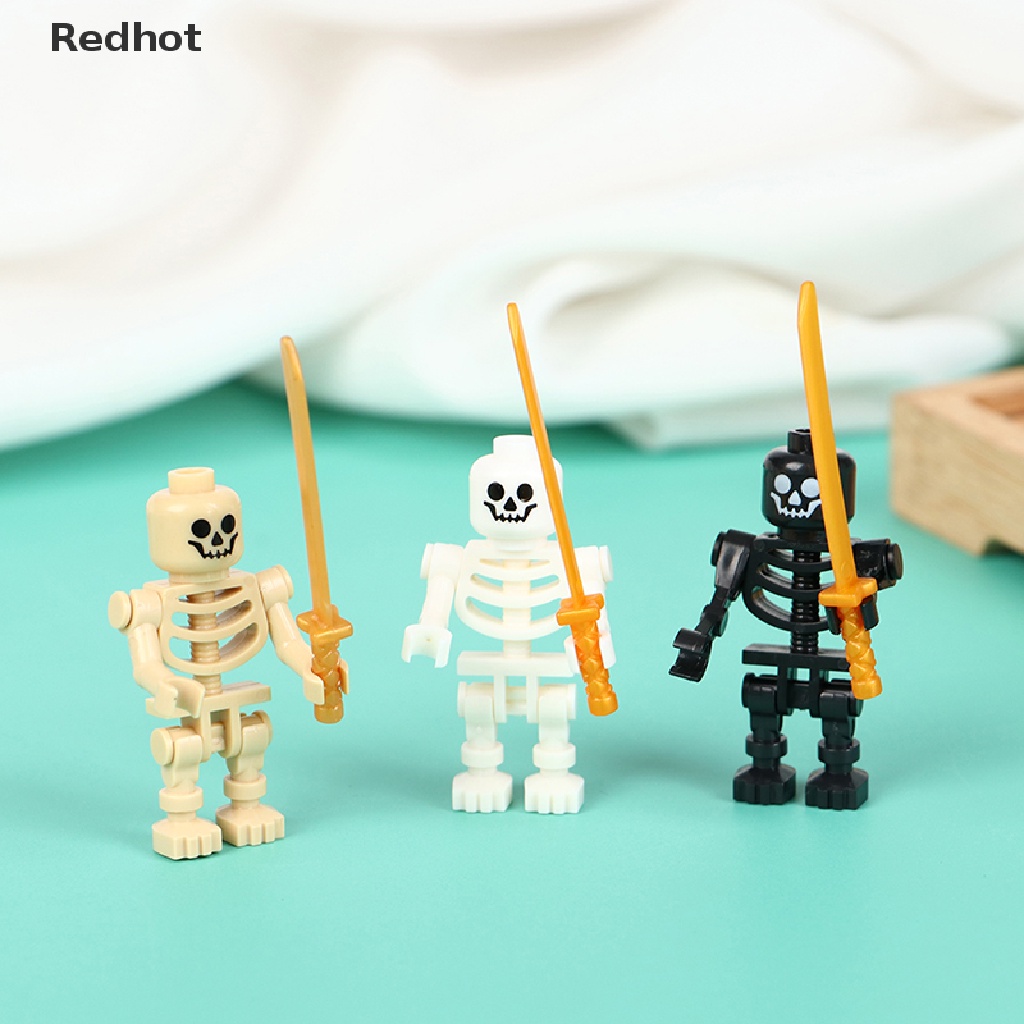 &lt; Redhot &gt; Bộ 4 Khối Xây Lâu Đài Cướp Biển Cánh Tay Thẳng / Cánh Tay Thẳng / Xoay Đa