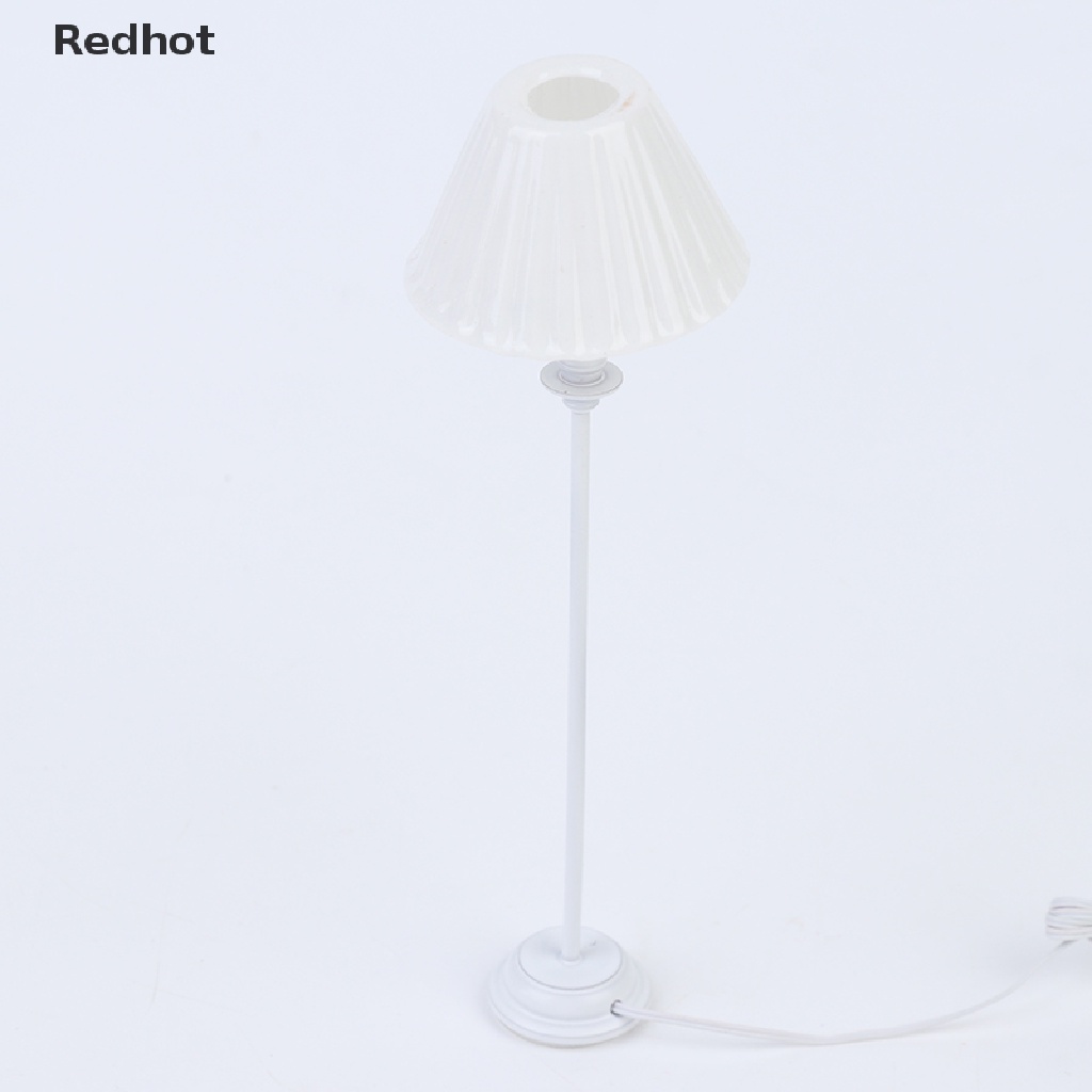 Đèn Sàn Mini Họa Tiết Vỏ Sò Trắng 12V Tỉ Lệ 1: 12 Trang Trí Nhà Búp Bê
