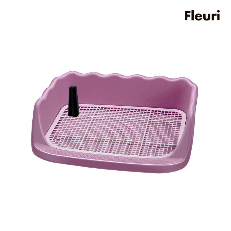 Khay Đi Vệ Sinh Gắn Tường Kèm Khay Đựng Bảo Vệ Dành Cho Thú Cưng Cỡ Nhỏ / Vừa / Thỏ