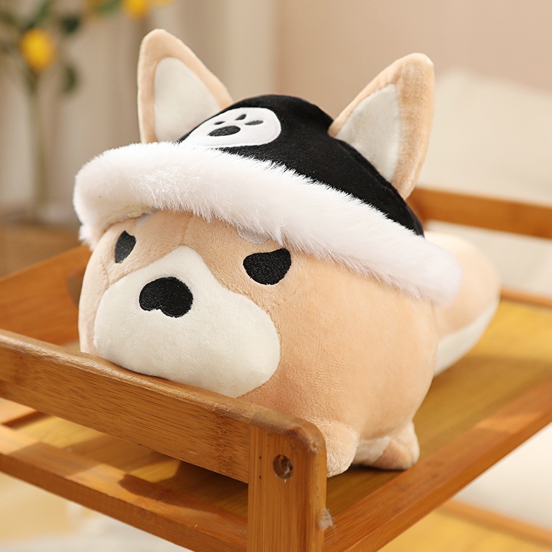 Búp Bê Nhồi Bông Hai Chiều Hình Nhân Vật Hoạt Hình Shiba Inu