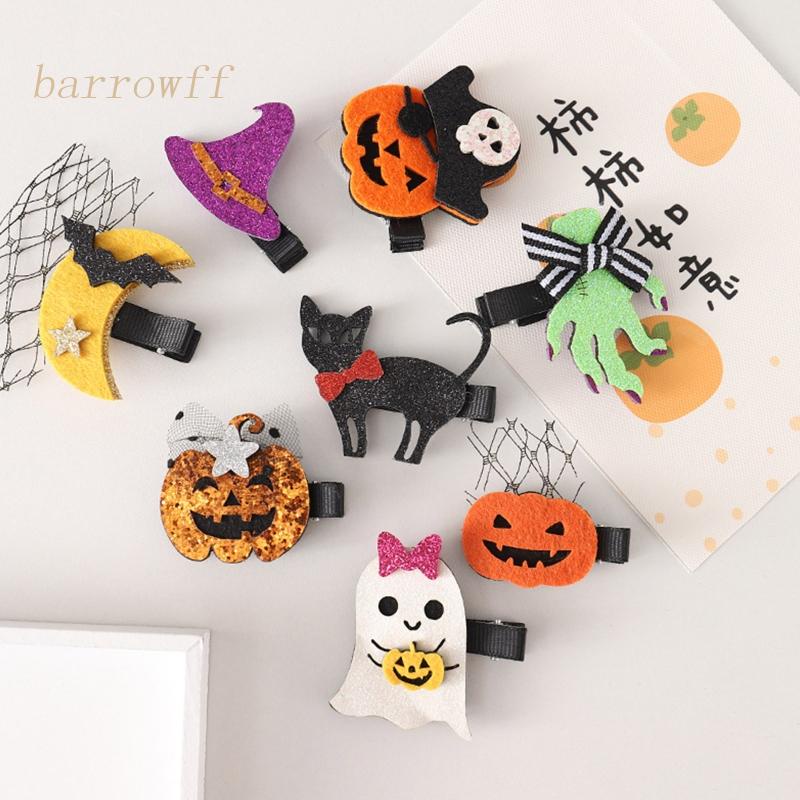 Kẹp Tóc Hình Giày Bốt Bí Ngô / Bốt / Đuôi Ngựa Trang Trí Halloween Đáng Yêu