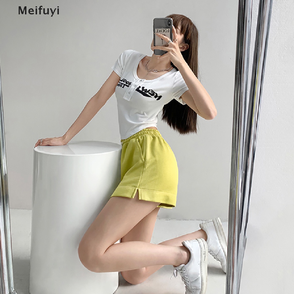 Chân Váy Chữ A Mini Lưng Thun Màu Trơn Phong Cách Đường Phố Hàn Quốc Thời Trang