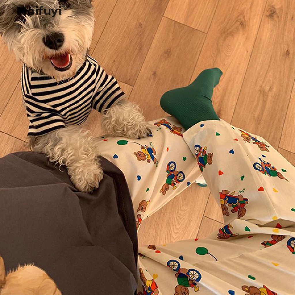 [Meifuyi] Quần Pijama Họa Tiết Hoạt Hình Disney Dễ Thương Thời Trang Xuân Hè