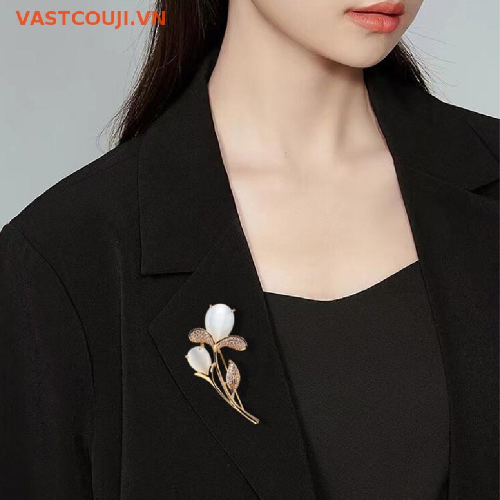 Trâm Cài Áo Hình Hoa Tulip Thời Trang Cho Nữ