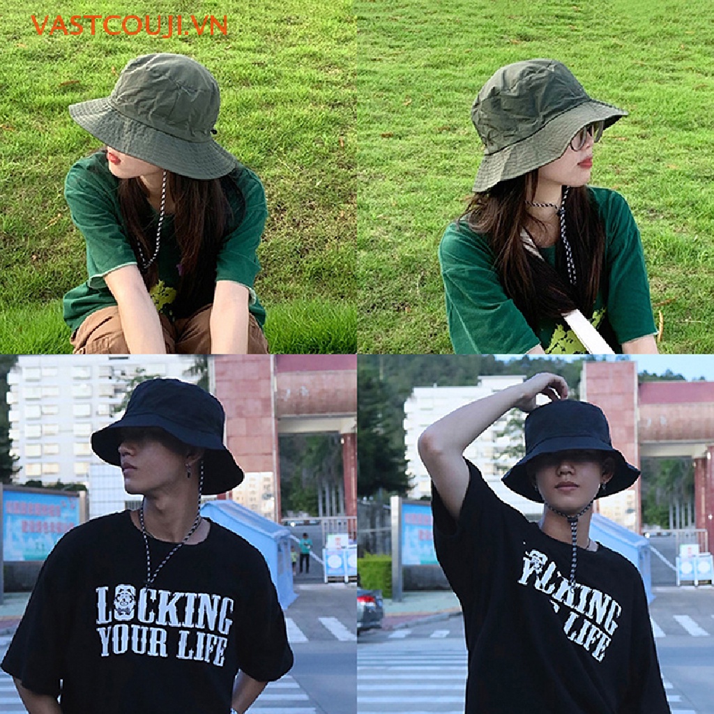 Nón Bucket Dây Rút Chống Nước Có Thể Điều Chỉnh Kích Cỡ