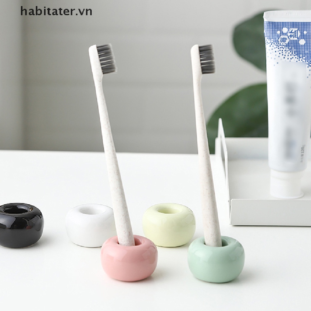 Giá Đựng Bàn Chải Đánh Răng Mini Bằng Gốm