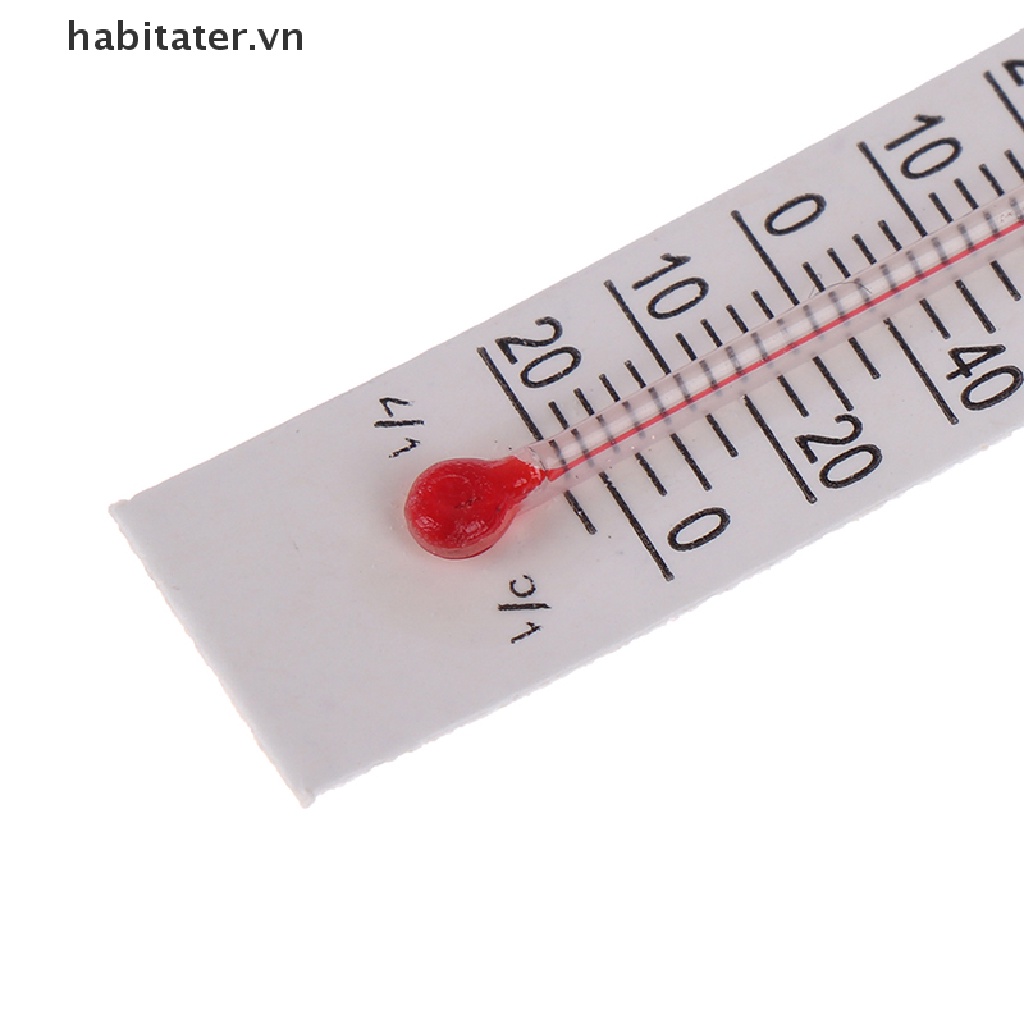 Set 10 Nhiệt Kế Giấy 5cmX1.1cm 20-50 Chuyên Dụng Cho Đo Nhiệt Độ Trong Nhà