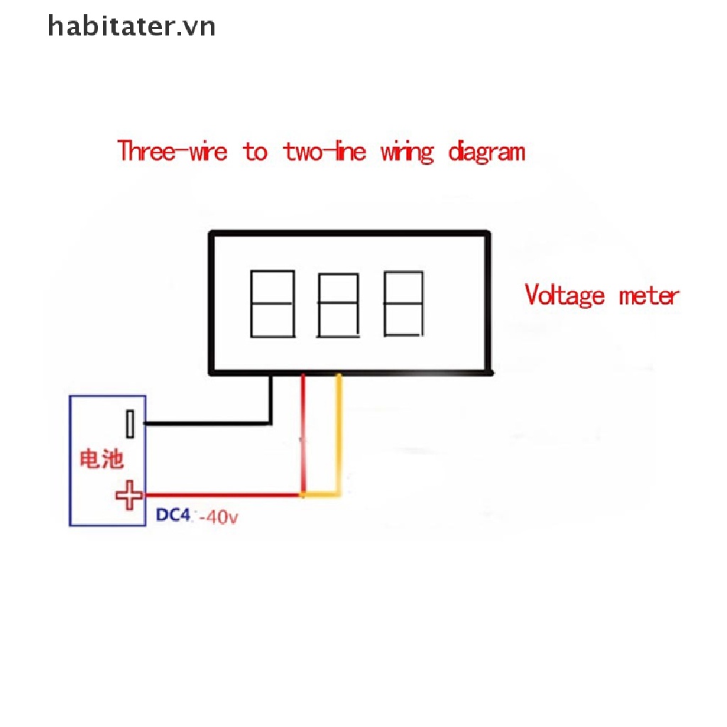 Máy Đo Điện Áp Kỹ Thuật Số DC0-100V