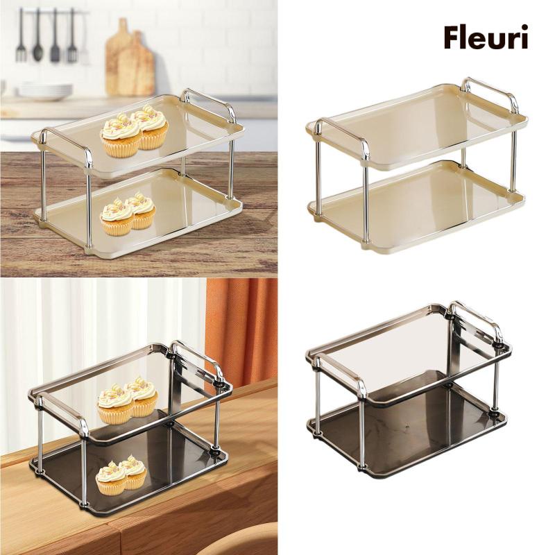 [Fleurir] Giá Đỡ Cốc Và Khay Đựng Cốc Đa Năng Sắp Xếp Gọn Gàng Cho Phòng Tắm Nhà Bếp
