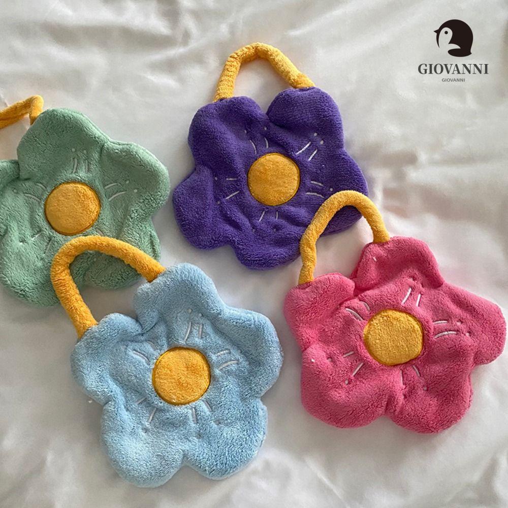 Giovanni Khăn Lau Tay Thấm Hút Tốt Hình Bông Hoa