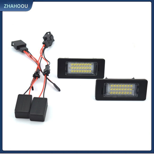 ☃Nhà Cửa☃ 1 Cặp Đèn Led Biển Số Xe Hơi 6000k Cho Skoda Fabia