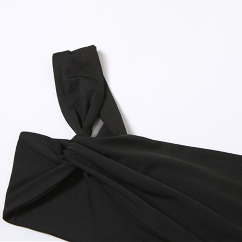 Xiangbao Bộ Áo Croptop Không Tay Hở Lưng + Quần Ngắn Cho Nữ