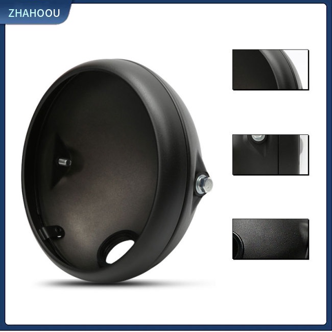 ☃Nhà Cửa☃ 1 Bộ Giá Đỡ Đèn Pha 7-inch Phong Cách Retro Cho Xe Mô Tô