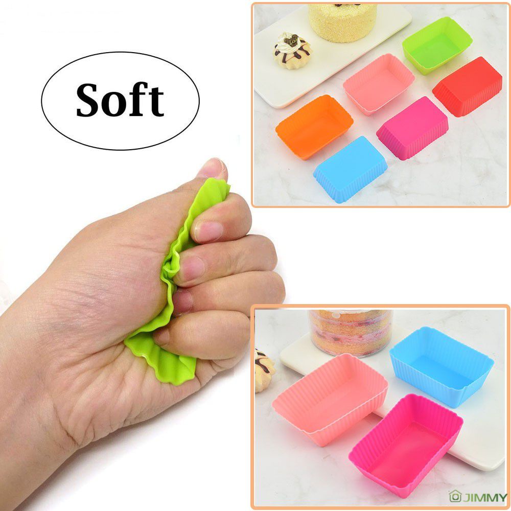 Khuôn Silicone Dày Dặn Hình Tròn Dùng Làm Bánh Có Thể Tái Sử Dụng