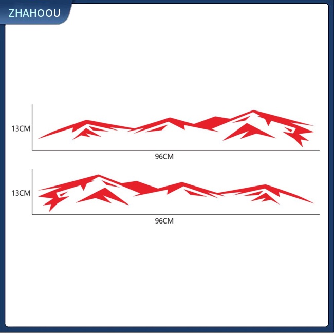 ☃Nhà Cửa☃ Sticker D-1888 Dán Trang Trí Xe Hơi Hình Đồ Họa Núi Rừng