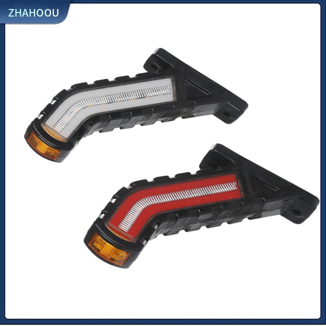 ☃Nhà Cửa☃ 1 Cặp Đèn Led Tín Hiệu 12v 24v 2000-4000k 3 Màu Sắc Chống Thấm Nước Dành Cho Xe Tải