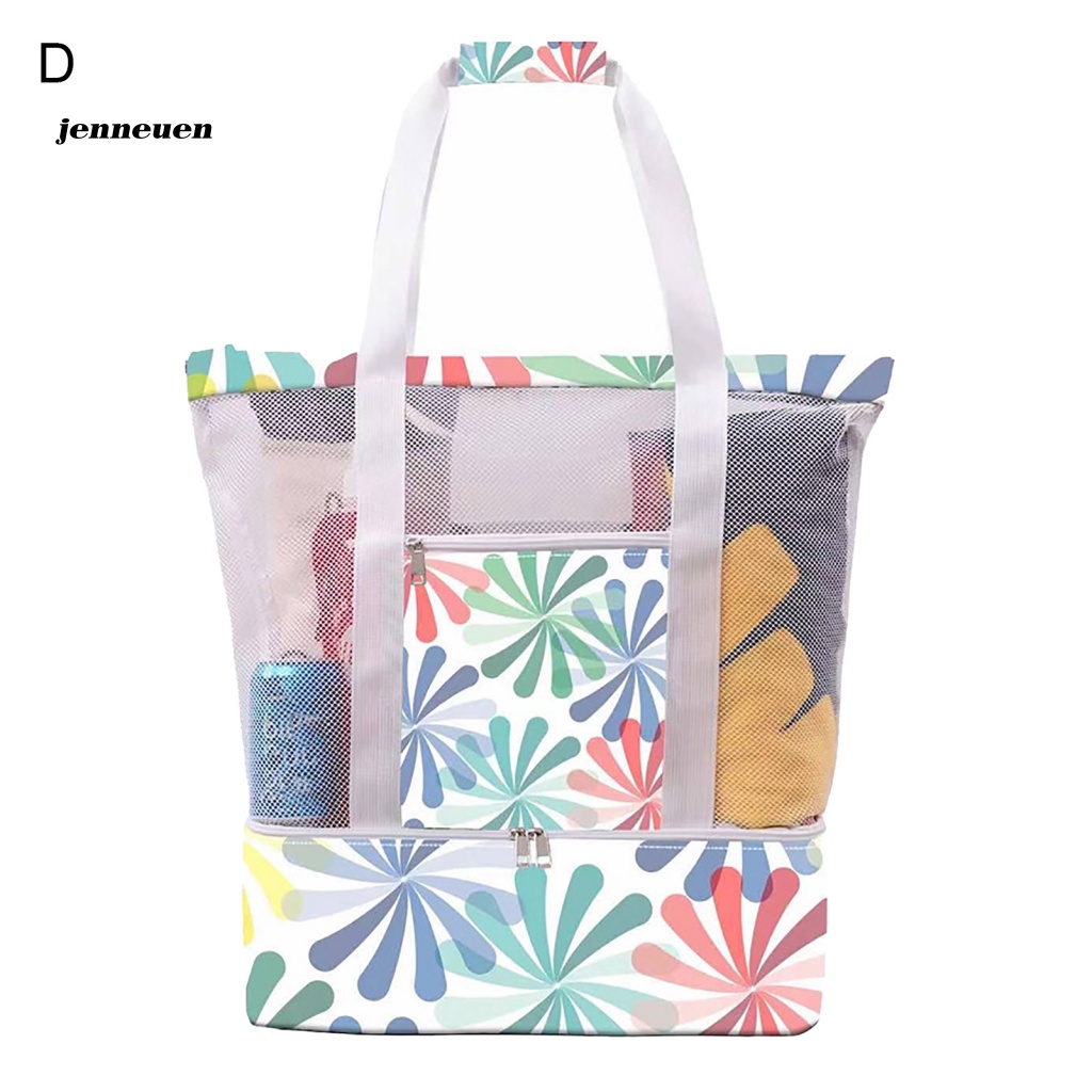 Túi Đựng Đá Giữ Nhiệt Sức Chứa Lớn Thiết Kế Chia Ngăn Khô / Ướt Tiện Dụng Mang Theo Du Lịch