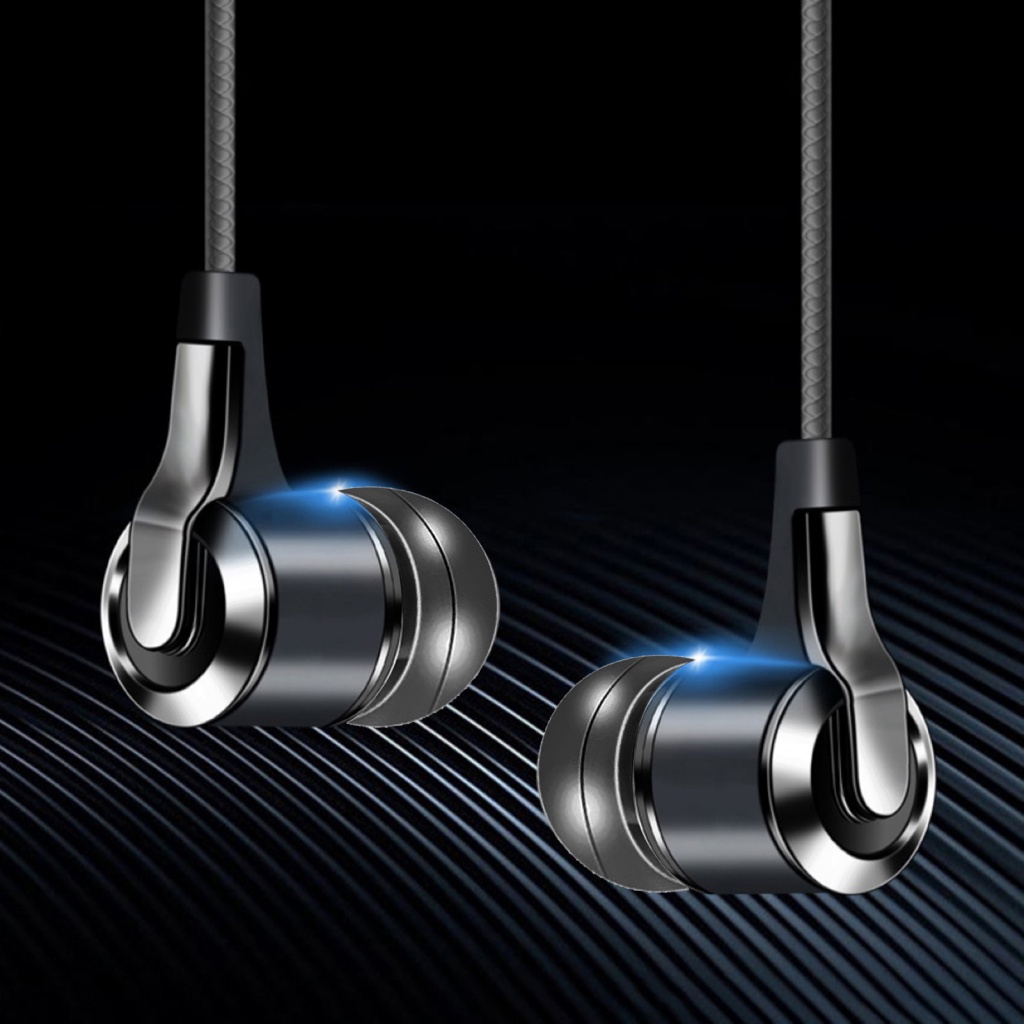 Tai Nghe Nhét Tai Jack 3.5mm Âm Thanh Siêu Trầm Cho Điện Thoại