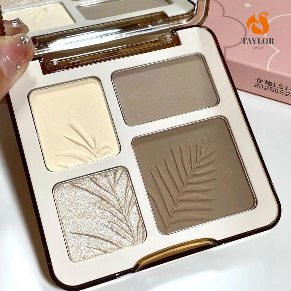 Phấn Bắt Sáng 3D 4 Màu Sắc Chống Thấm Nước Và Mồ Hôi Thương Hiệu TAYLOR1