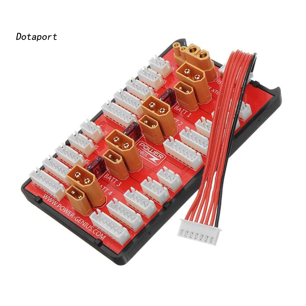 Bộ 4 Pin Song 2 Trong 1 XT60 XT30 2-6S
