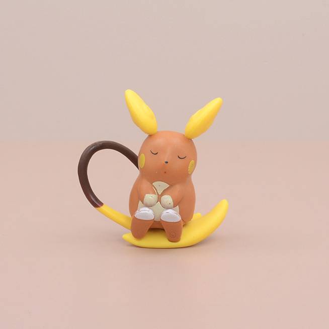 Bộ 6 Mô Hình Nhân Vật Pikachu Pichu Raichu Alola Raichu Togedemaru Mimikyu