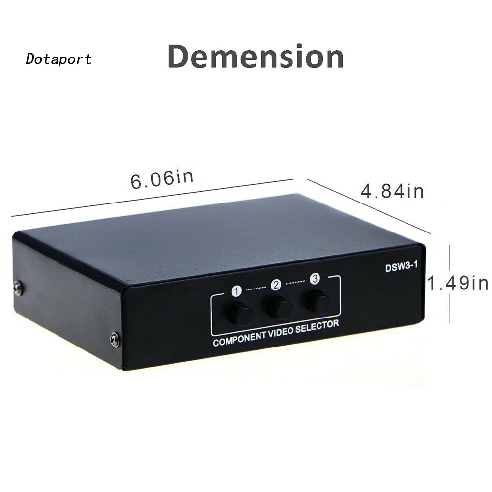 Bộ Chuyển Đổi KDDT-5RCA Thành 3 Chiều AV 3 Trong 1 Cho PS4