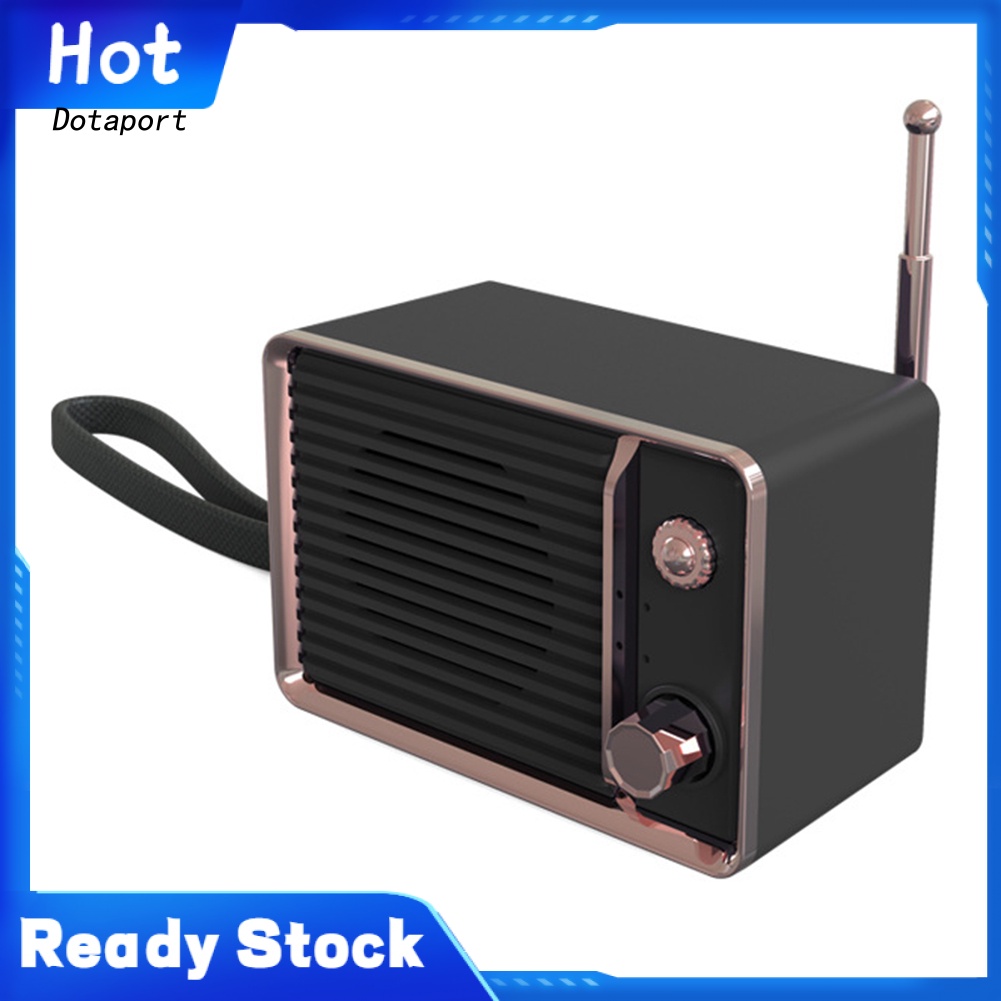 Loa Bluetooth Không Dây Mini Màu Sắc Trơn Phong Cách Vintage