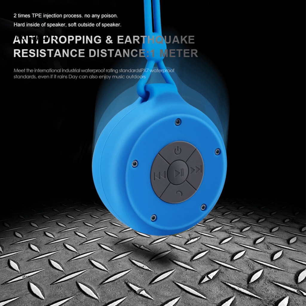 Loa Bluetooth Không Dây KDDT-L Chống Nước Có Cốc Hút Tiện Dụng