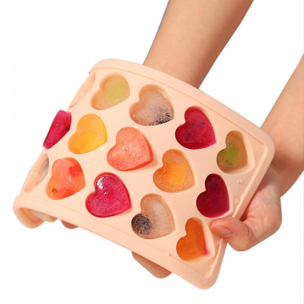 1 Khuôn Làm Đá Viên Bằng silicone Có Nắp Đậy DIY