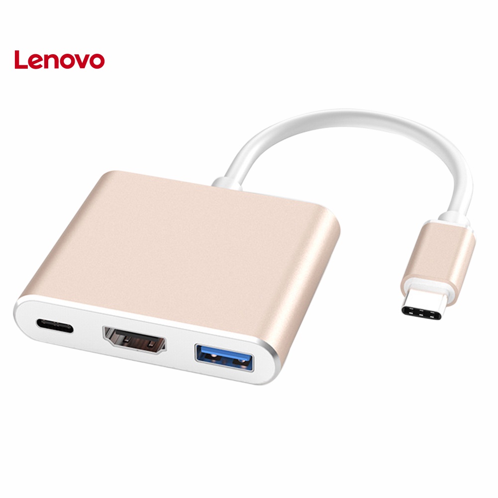 Cáp Chuyển Đổi 3 Trong 1 Từ Đầu Cắm Type-C Sang Cổng Cắm HDMI USB 3.0