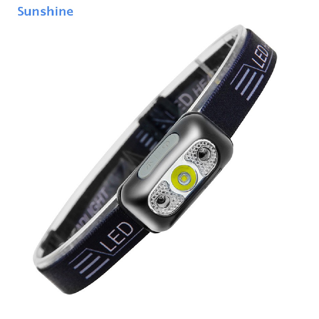 Đèn LED Đội Đầu Có Cảm Biến Chuyển Động Sạc USB