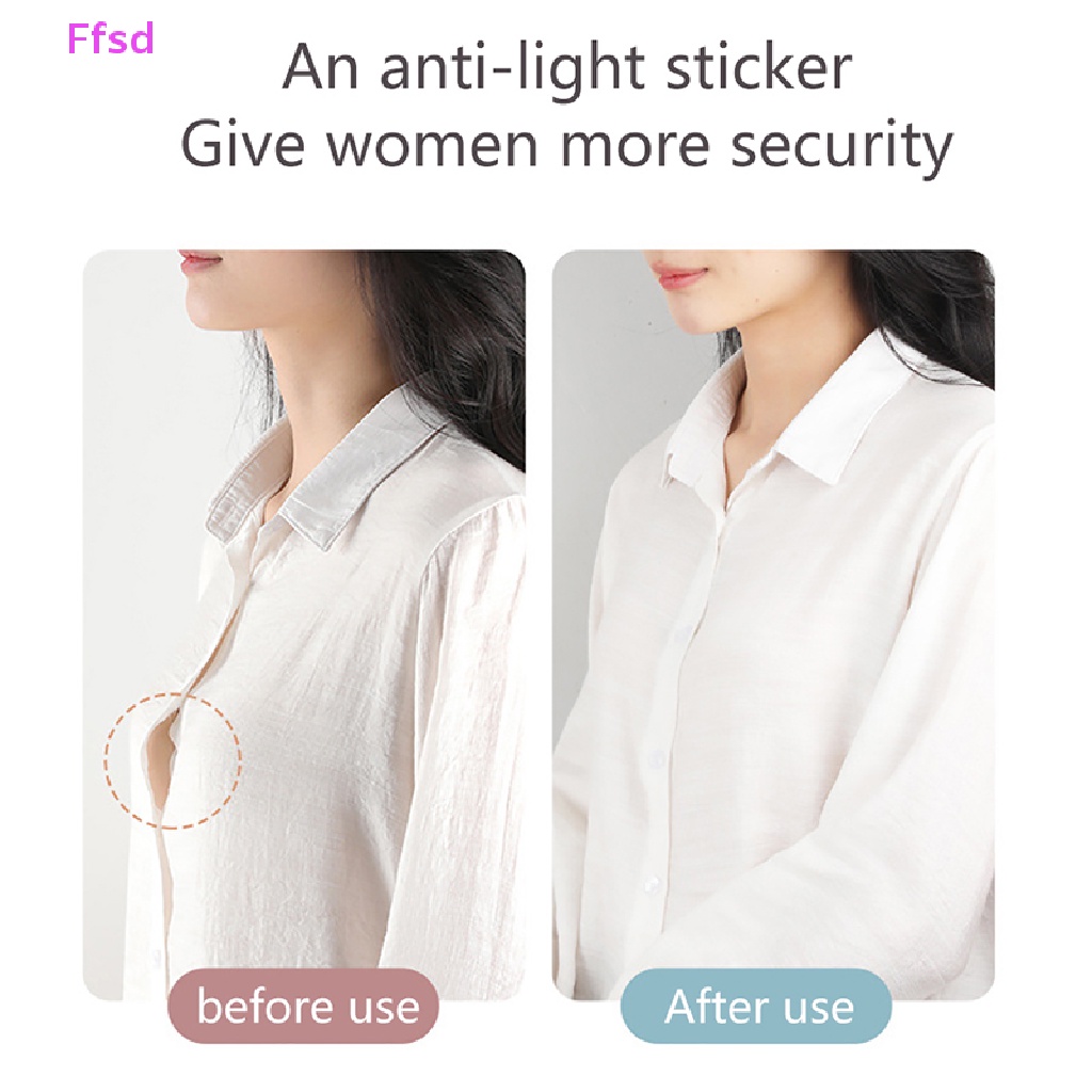 Set 50 / 36 Miếng Dán Hai Mặt Màu Trong Suốt Chống Lộ Hàng