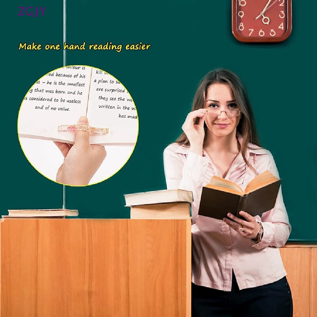 Zgjy Giá Đỡ Sách Hỗ Trợ Đánh Dấu Trang Sách Tiện Lợi Dành Cho Văn Phòng Trường Học Mới