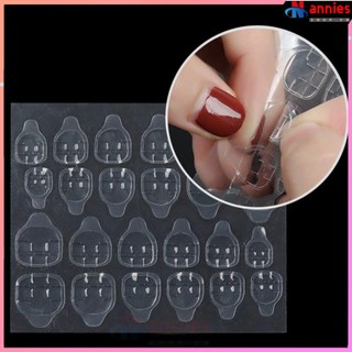 Bộ 24 miếng dán hai mặt, 24 miếng keo dán móng tay