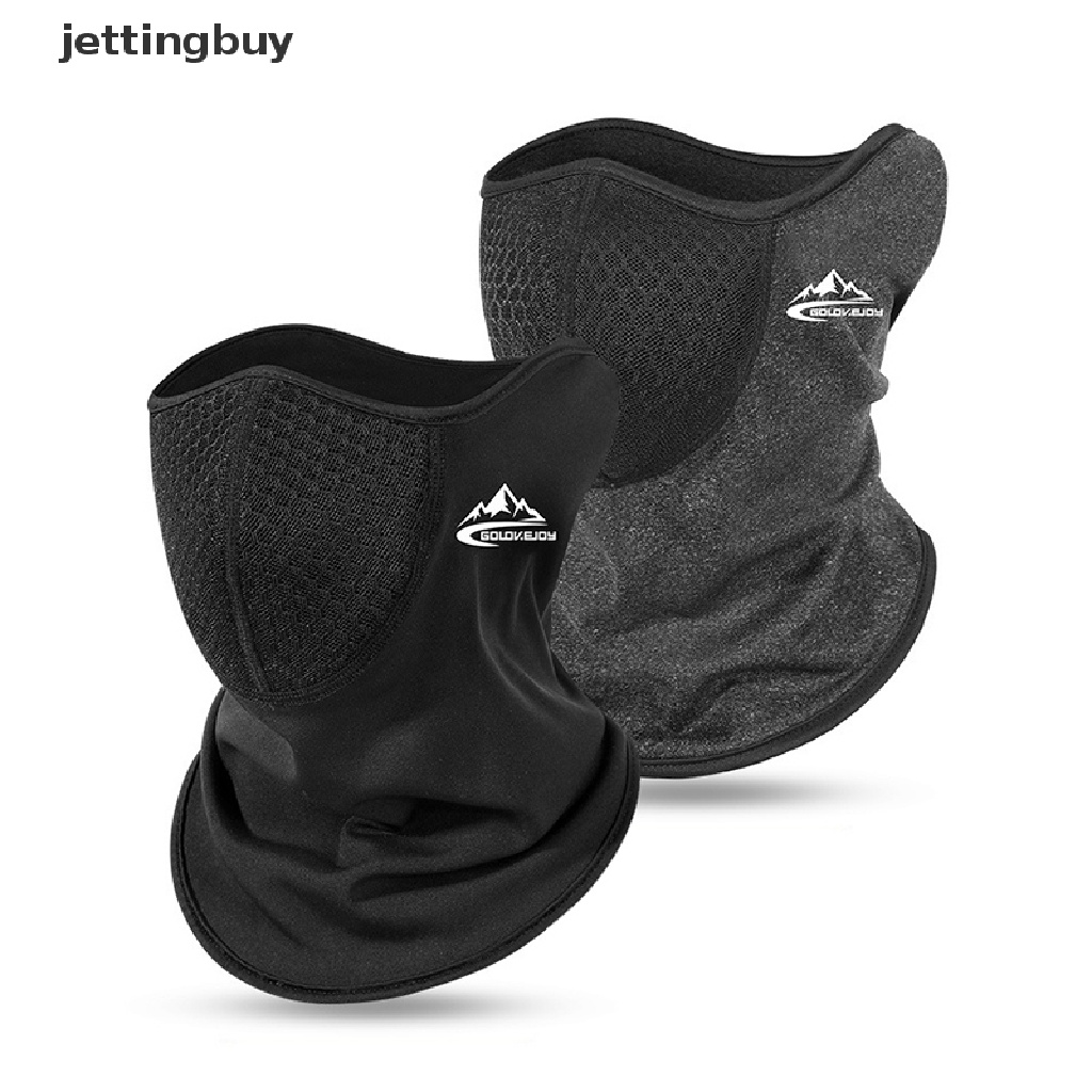Jettingbuy Khẩu Trang Che Nửa Mặt Giữ Ấm Chống Gió Mùa Đông Kiểu Bandana Thể Thao Chạy Bộ Đạp Xe Đạp Xe QDD