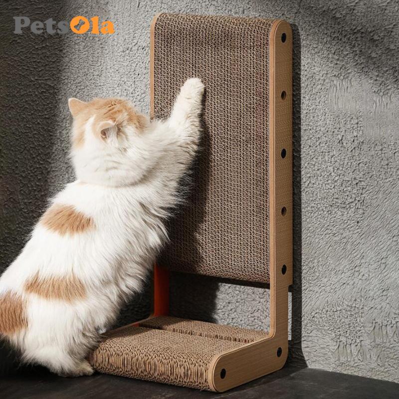 [Koolsoo21] Đệm Cào Móng Tiết Kiệm Không Gian Hình Chữ L Cho Mèo