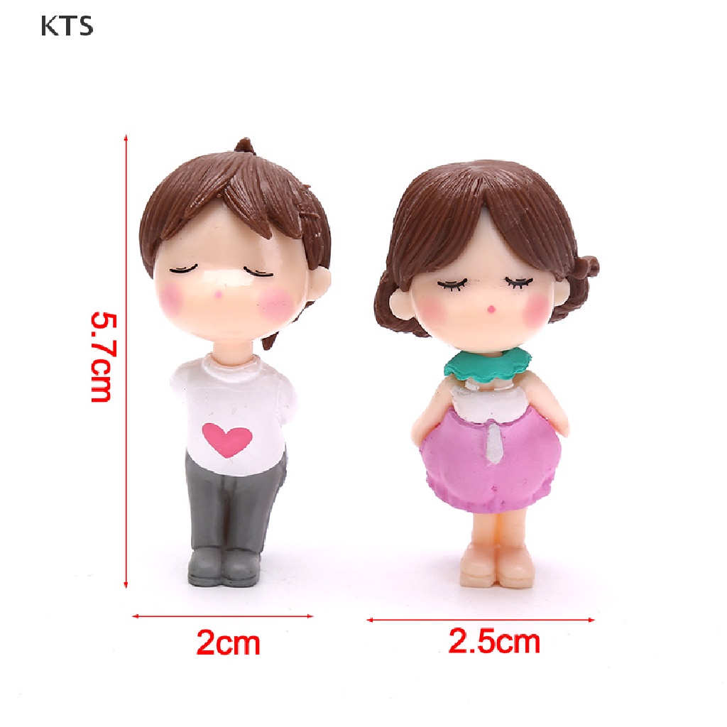 Set 2 Mô Hình Cặp Đôi Xinh Xắn Trang Trí Tiểu Cảnh