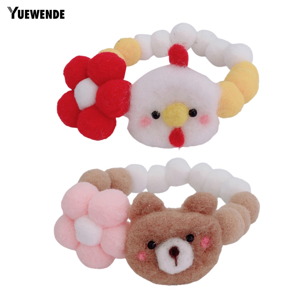 Vòng Cổ Gắn Quả Bông Mềm 3 Kích Cỡ Cho Thú Cưng