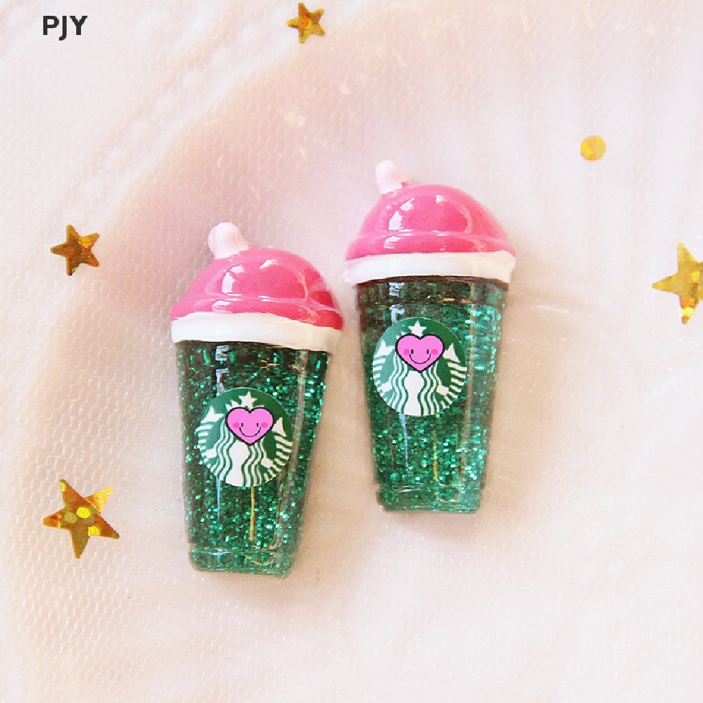 Bộ 2 Cốc Uống Cà Phê Bằng Nhựa Resin Dùng Trang Trí DIY PJ