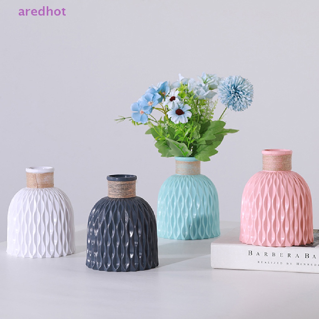 Bình Hoa Bằng Nhựa Giả Gốm Phong Cách Hiện Đại Mới