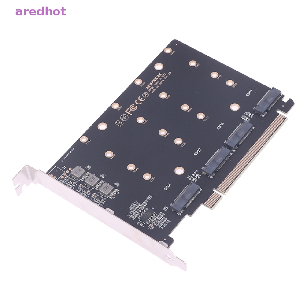 Đầu Đọc Ổ Cứng Mở Rộng 4 Cổng M.2 NVMe SSD Sang PCIE X16M Mới