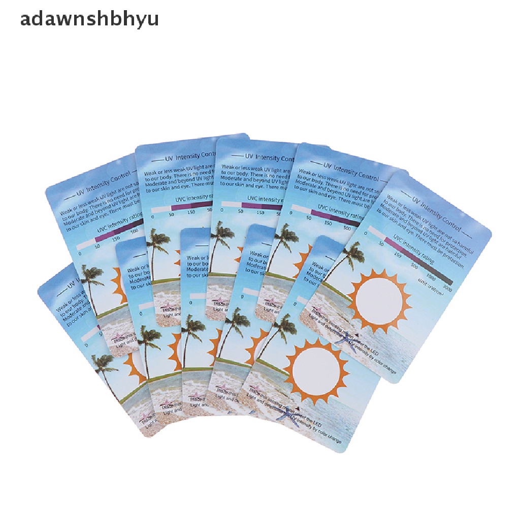 Bộ 10 Thẻ Thử Điện Đèn UVB Chuyên Dụng Cho Bò Sát