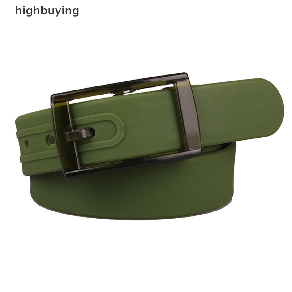 Dây ThắT Lưng Silica Gel ThờI Trang Cho Nam Nữ